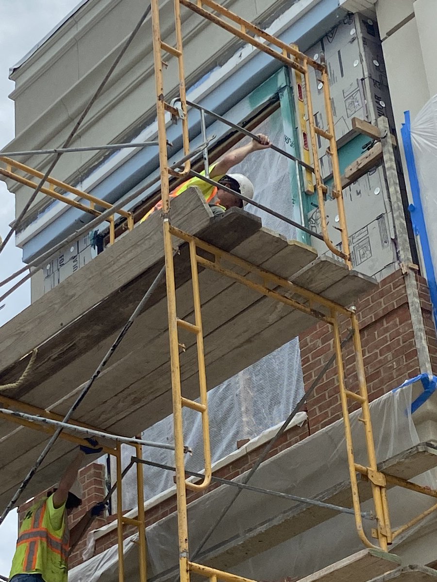 Teachers counselors and directors are learning amazing information about commercial masonry through Rivers East Externship visits today!