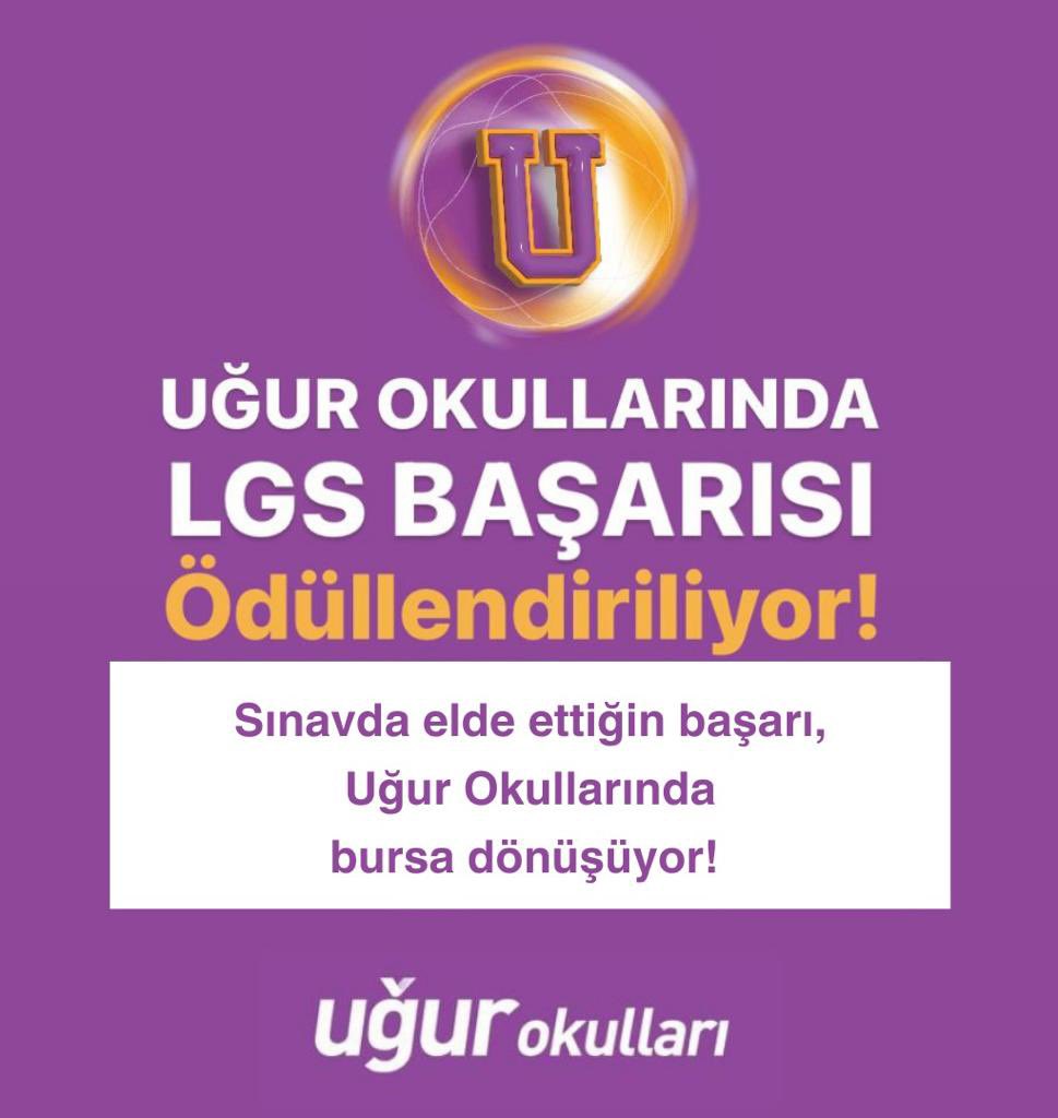 UgurOkullari's tweet photo. Uğur Okullarında LGS başarısı ödüllendiriliyor.🏆
Bursluluk kontenjanları ve detayları için size en yakın okulumuzla iletişime geçebilirsiniz.

#UğurKazandırır https://t.co/ooHelvygng