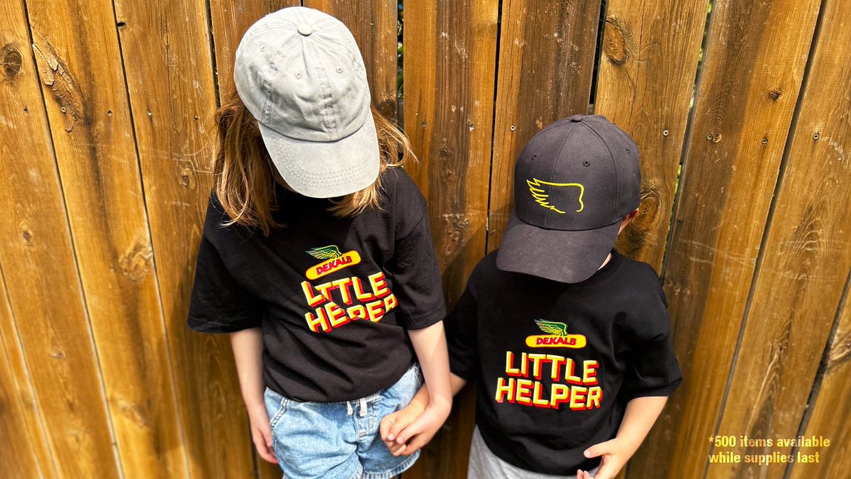 Do you have a lil' one that could use some new DEKALB gear for out in the field?

​Share your favourite activity to do with your #DEKALBLittleHelper on the farm and we'll send you a onesie or kids' t-shirt 👇

Be sure to include #DEKALBLittleHelperGiveaway in your reply!