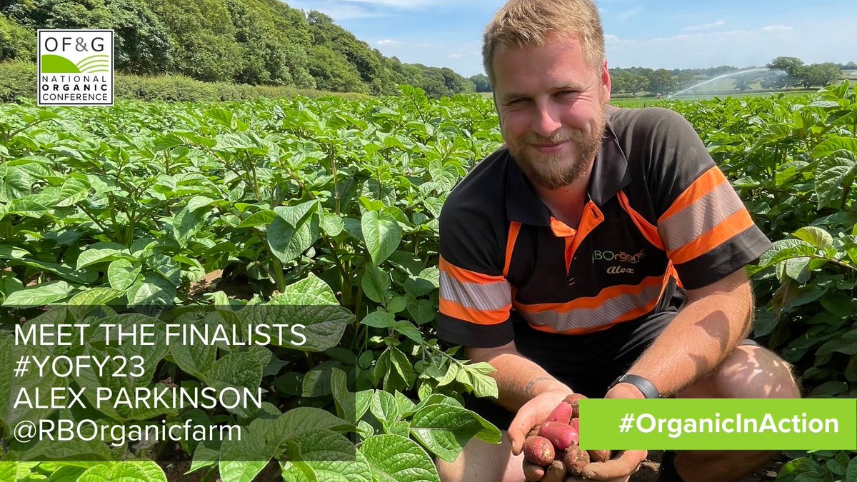 Meet Alex, farm manager for <a href="/RBOrganic/">RB Organic</a>, one of the UK’s largest organic carrot growers.  Alex’s understanding of organic principles, leadership, staff management and eye for detail have secured a finalist’s place in <a href="/OrgResCent/">Organic Research Centre</a> Young Organic Farmer of the Year 🥕  
#YOFY23