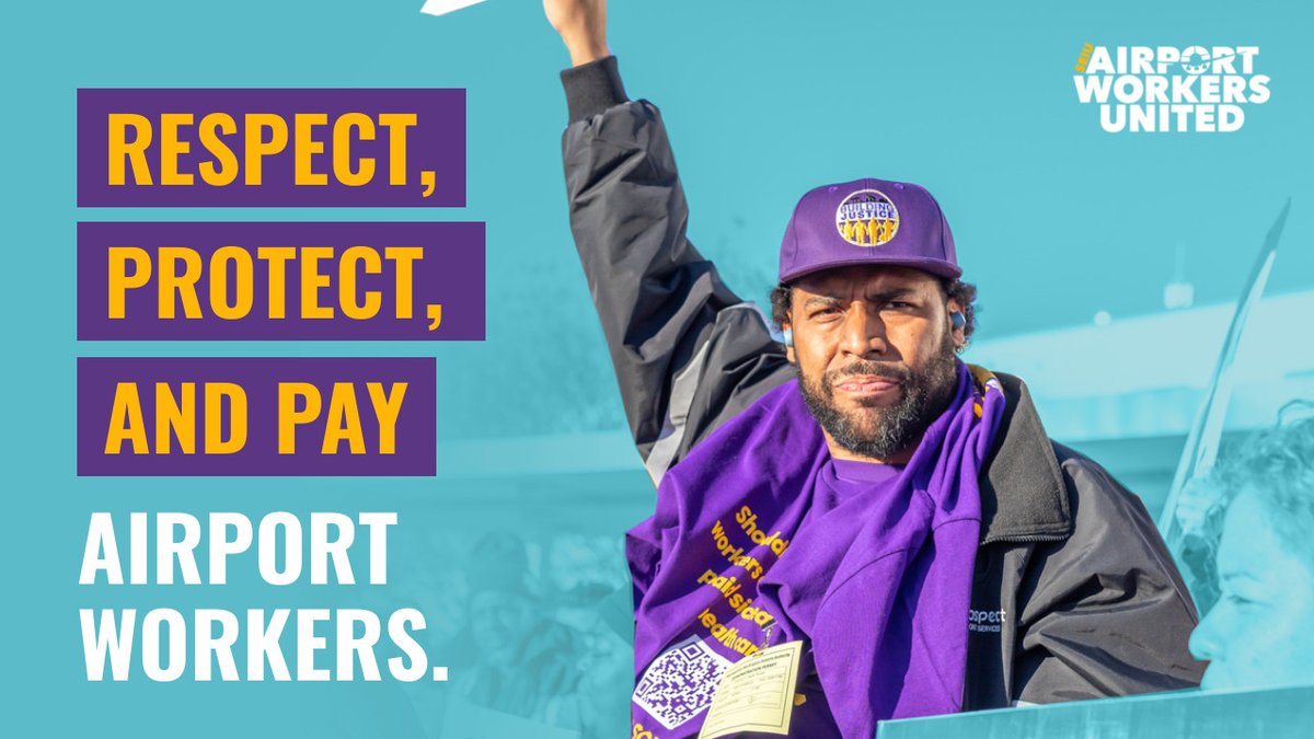 GoodAirports's tweet photo. Airport workers like baggage handlers and wheelchair agents are the backbone of airports – and a crucial part of our nation’s travel infrastructure. 

Tell your elected officials to include #GoodAirports wage &amp; benefits standards in the FAA reauthorization: 1-646-663-5746 https://t.co/4BtVogn8xL
