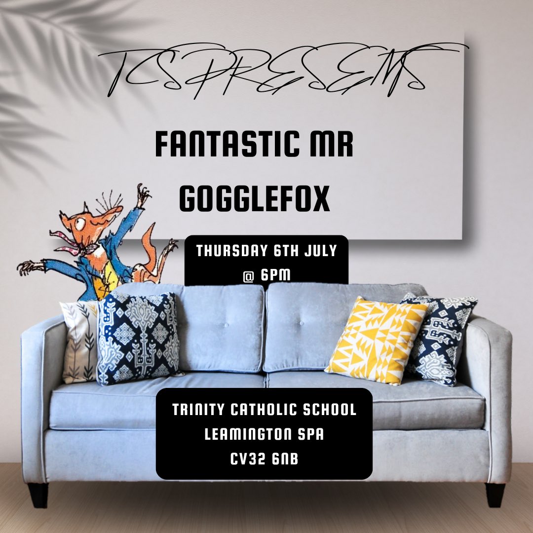 We very much look forward to sharing our production of “Fantastic Mr GoggleFox” with you in the coming weeks 🦊