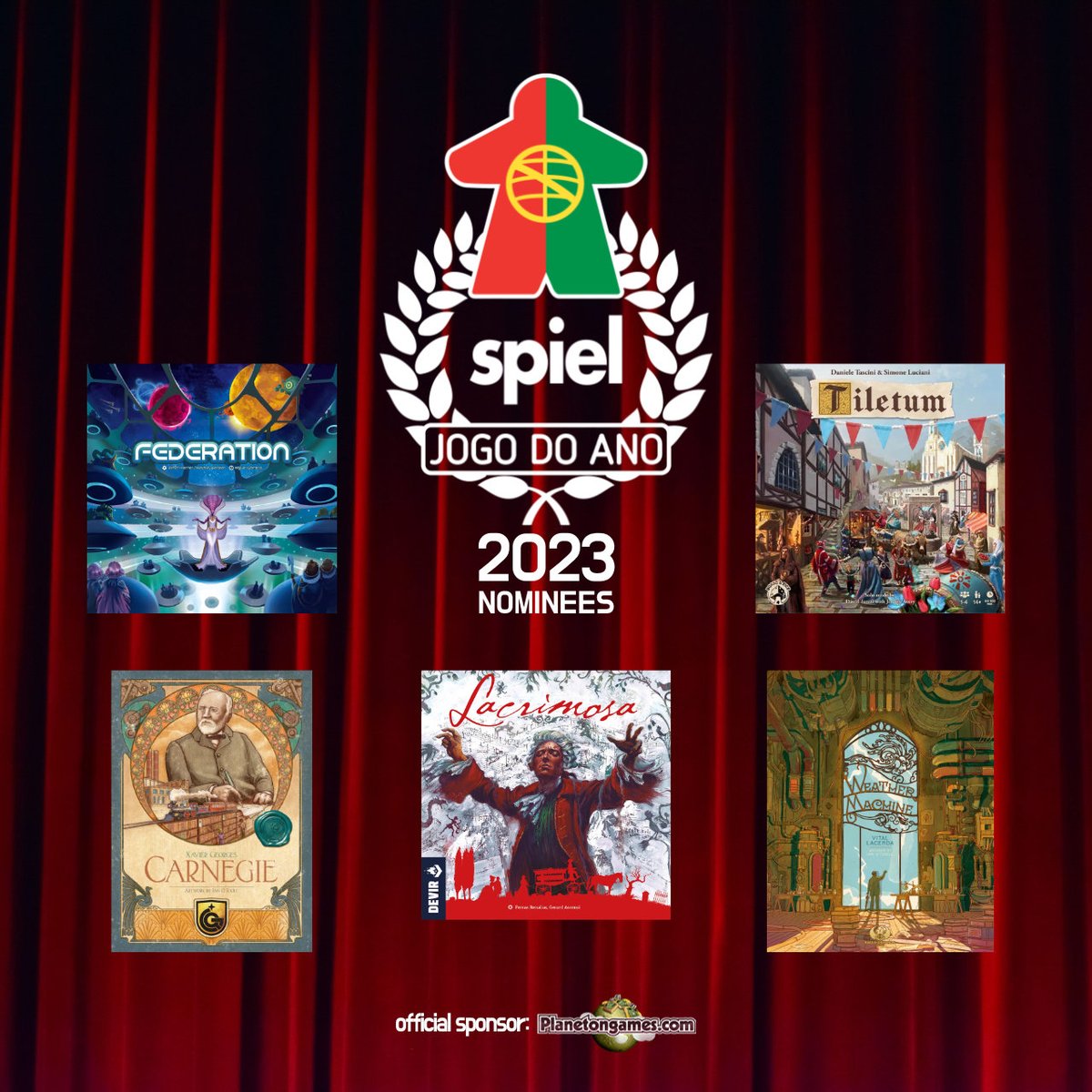 And the nominees for Spiel Portugal Game of Year 2023 are: #boardgames #JogoDoAno