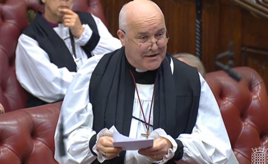 churchstate's tweet photo. A different bishop is on duty each day in the House of Lords this week, reading prayers at the start of each day and taking part in the business of the House. Today it is @CottrellStephen , on Tuesday @Bishopviv1 , Wednesday @BishManchester and on Thursday @BishopSouthwark https://t.co/gkYqDq2YkI