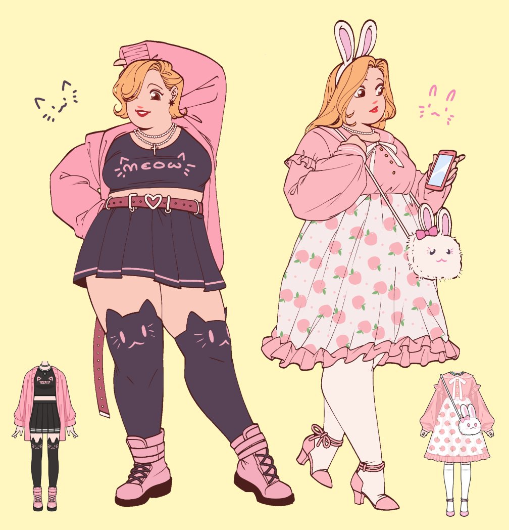 🐱🐰
Love drawing the outfits I make on dress up games