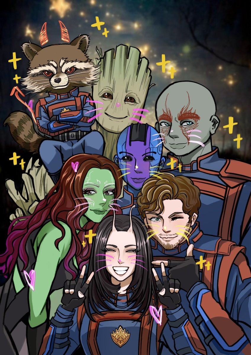 #gotgvol3
#GuardiansOfTheGalaxy
We are groot！