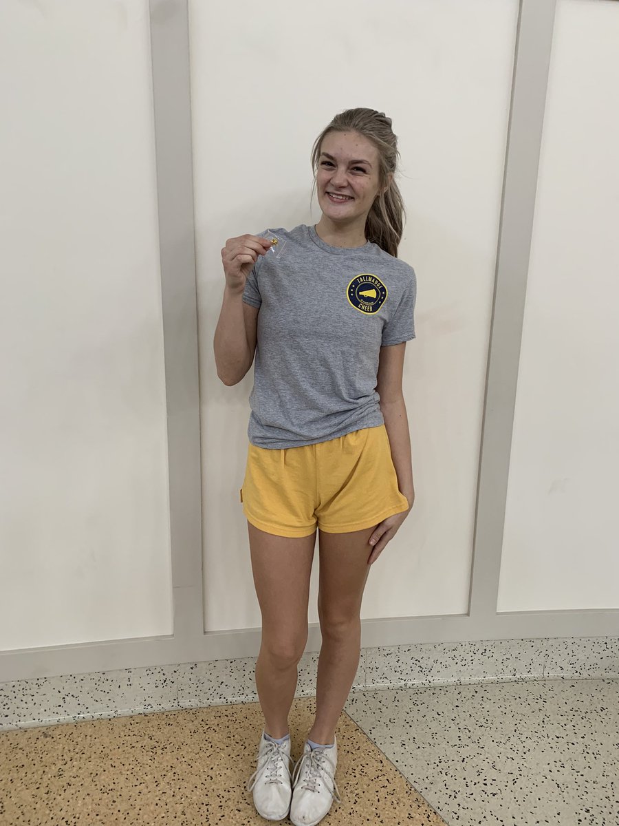Tallmadge Cheerleading (@tallmadge_cheer) on Twitter photo Drum roll, please…
Congrats to Liz on earning the second pin of the season!
Shout out for being a leader who is always supporting and encouraging others to succeed! 🤗👏🏼
<a href="/Tallmadge_AD/">Tallmadge Athletics</a> Drum roll, please…
Congrats to Liz on earning the second pin of the season!
Shout out for being a leader who is always supporting and encouraging others to succeed! 🤗👏🏼
<a href="/Tallmadge_AD/">Tallmadge Athletics</a>