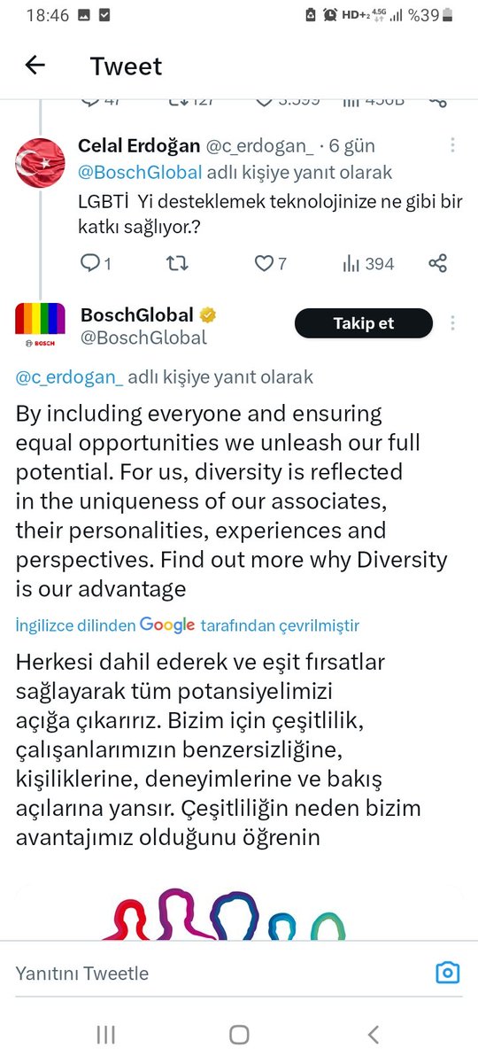 karabukelamun's tweet photo. BOSH markası lgtb sapkınlığına açık bir şekilde destek veriyor..Tavrımız açık ve net olmalı..bu sapkınlığa izin vermemeliyiz https://t.co/y3iVpl0ZmN