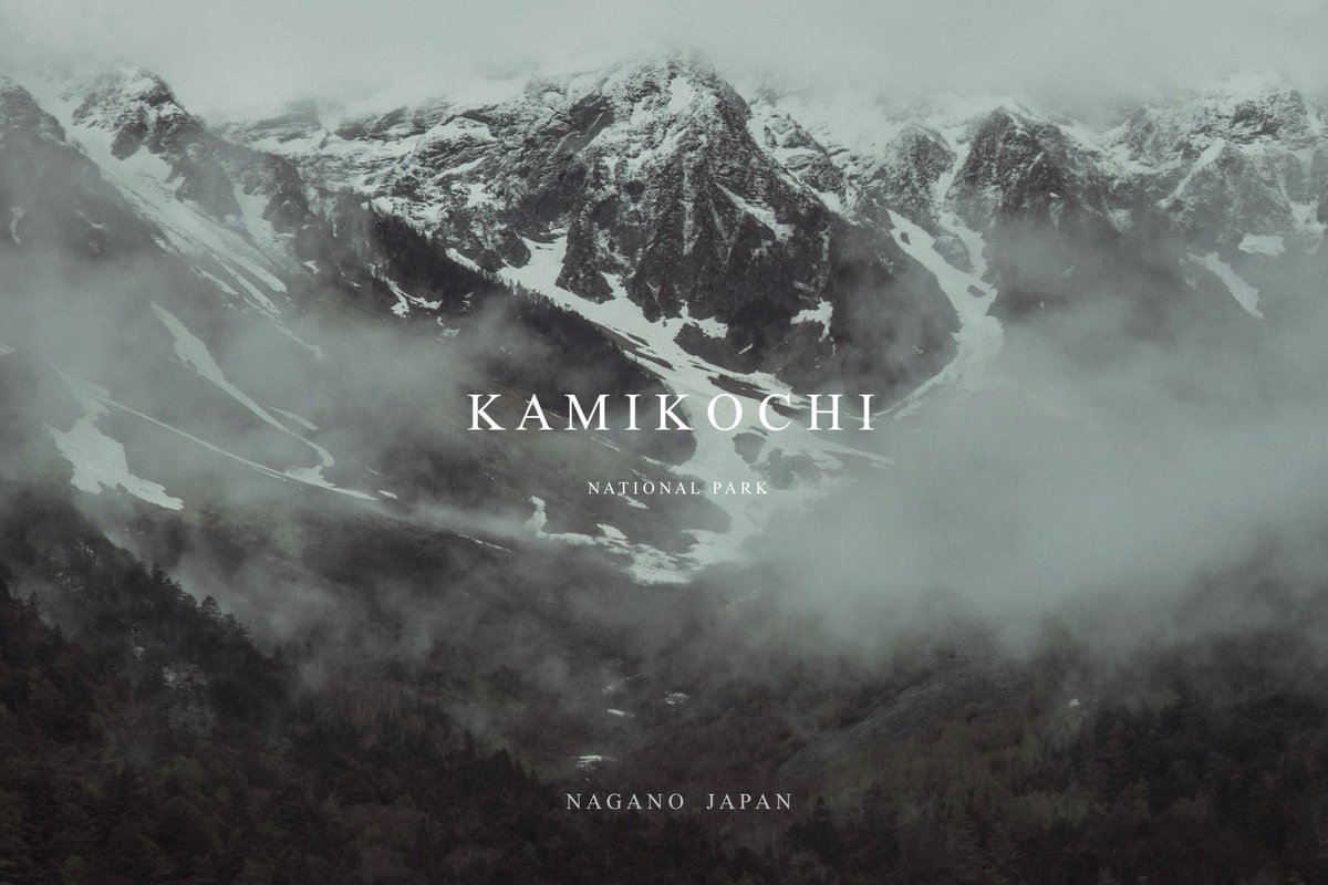 oadenn's tweet image. KAMIKOCHI
NAGANO JAPAN