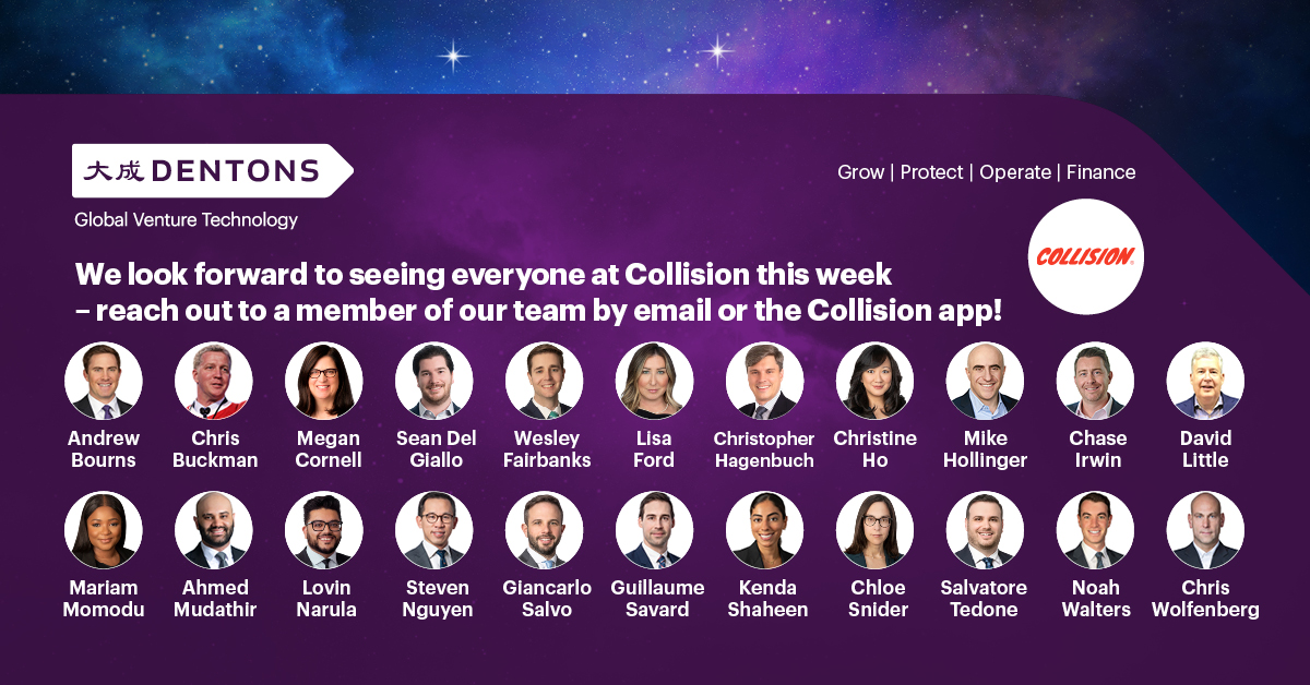We are excited to partner with #CollisionConf once again! Our colleagues look forward to connecting with everyone at one of the most influential #tech and #innovation events worldwide. Reach out to our team if you would like to discuss how we can support you and your company.