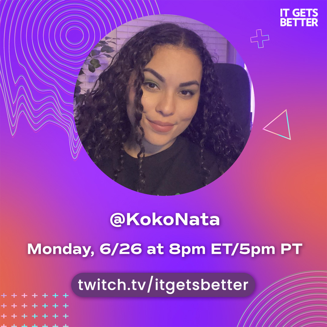 ✨ Monday wellness ✨ check-in! @kokonataaa will be talking about how to self-love as you are. 🫂💜

Come share your self-love practices while we play Destiny 2 Lightfall! 

Today, 6/26 at 8pm ET/5pm PT: twitch.tv/tgetsbetter