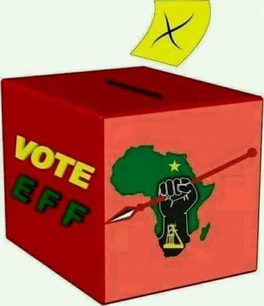 effward129's tweet photo. 2024 is our 1994, nakanjani a vote for @EFFSouthAfrica is the only solution. Lets also not forget #EFFTurns10 https://t.co/GgOUvNFH6B