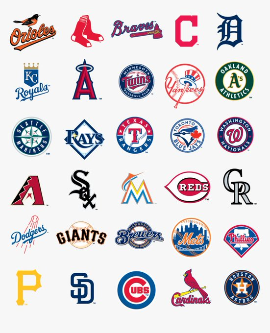 Opening Day 2016 MLB Team Logo Power Rankings  SportsLogosNet News