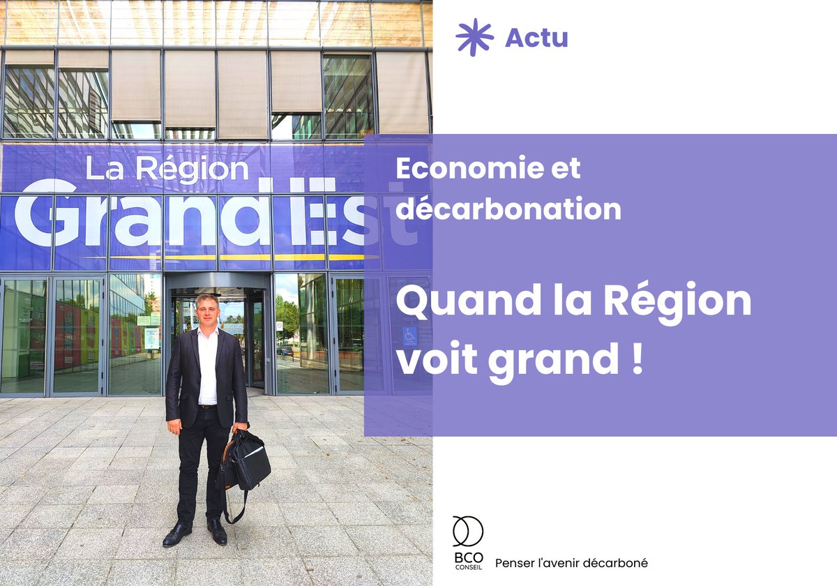 bco_conseil's tweet photo. #DECARBONATION https://t.co/kHWs18EBHc Quand la Région voit grand! 2 jours intenses pour la transition écologique et énergétique de la Région Grand Est ! 
#ENR #Hydrogène #biogaz #énergies https://t.co/TsnZWc5UPK