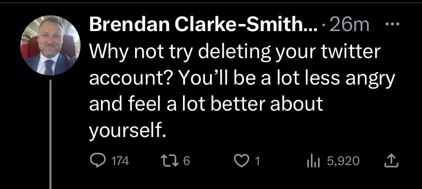 This is an actual sitting Tory MP… an actual government representative taking to Twitter to mock someone’s mental health because his politics lie elsewhere.
Brendan Clarke-Smith has no discernible talent and absolutely nobody’s running to his side to fight his battle… ratio 👇