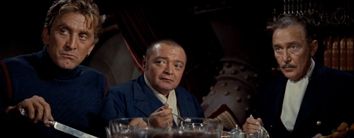 Remembering #PeterLorre on his birthday, seen here in '20,000 Leagues Under the Sea' from 1954.