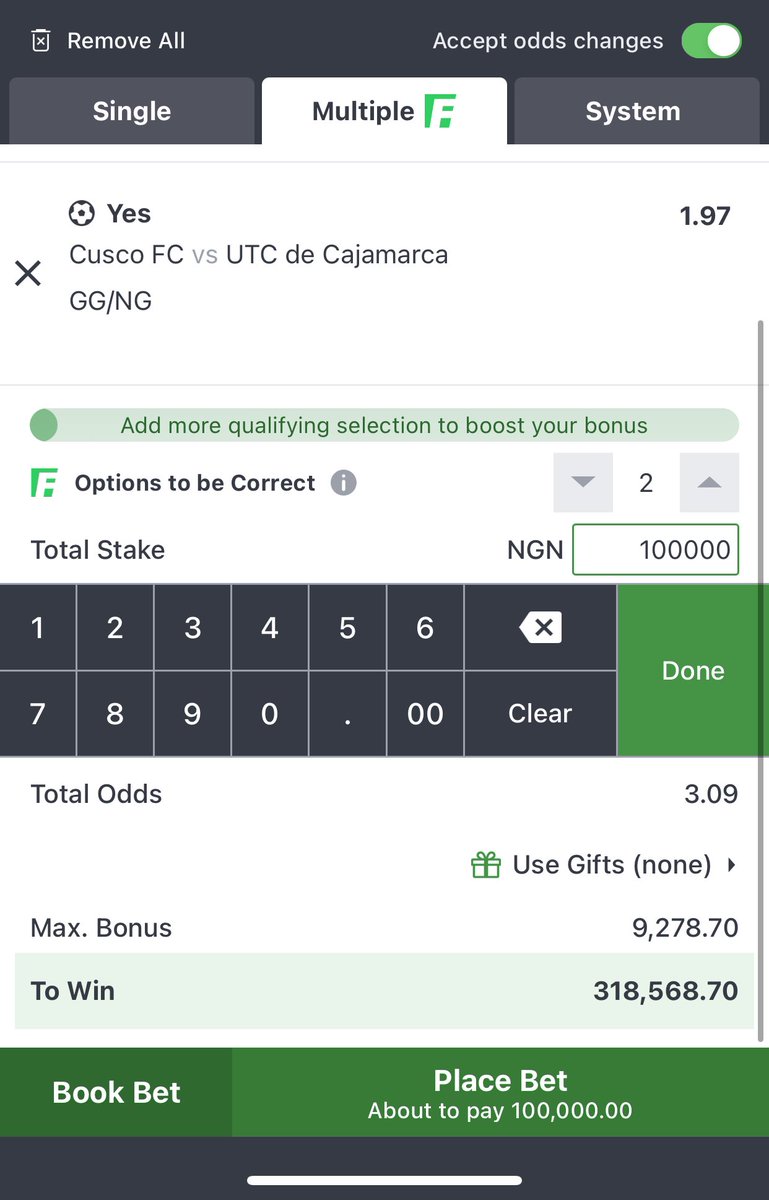 100k to win 300k Today’s Free Betting Tips Sure Win

SportyBet: 8132EE62

Follow, Like, and Retweet for more free games