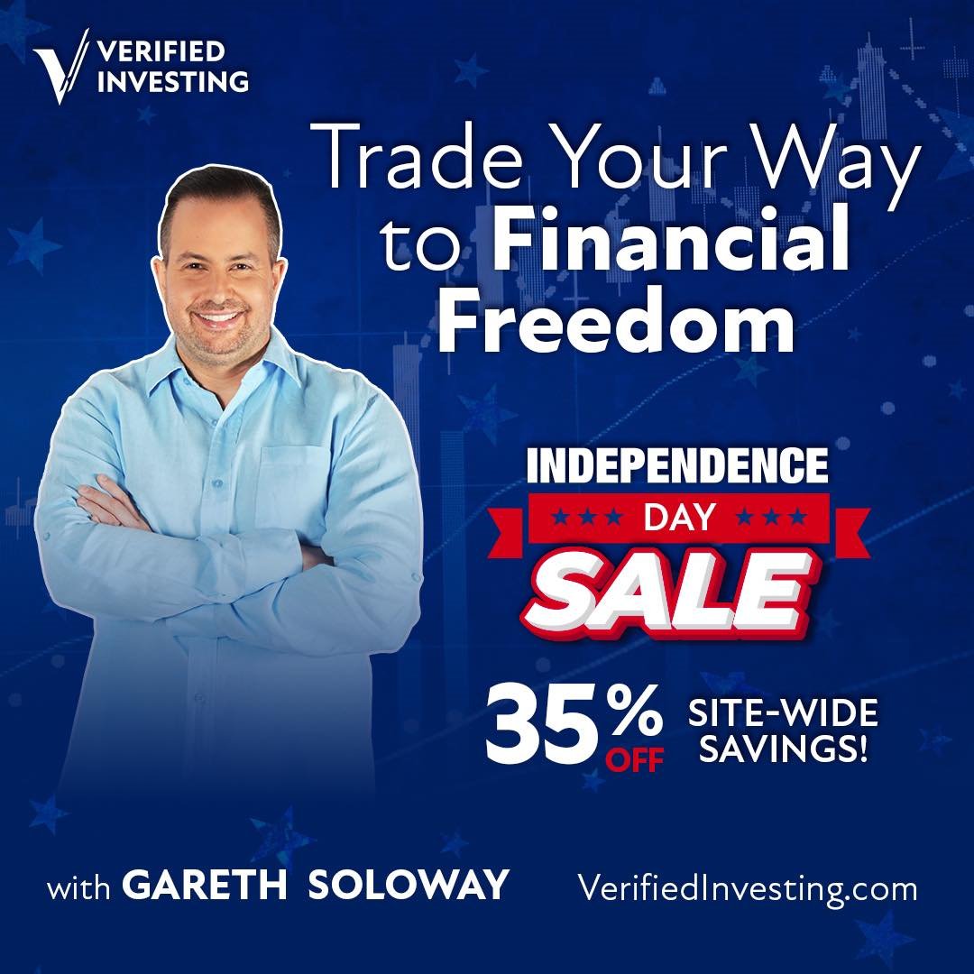 Are you guys ready for this?! Verified Investing is offering a limited time  35% site wide sale which gets you that discount on the entire Winning  Traders Series, and the Verified Investing