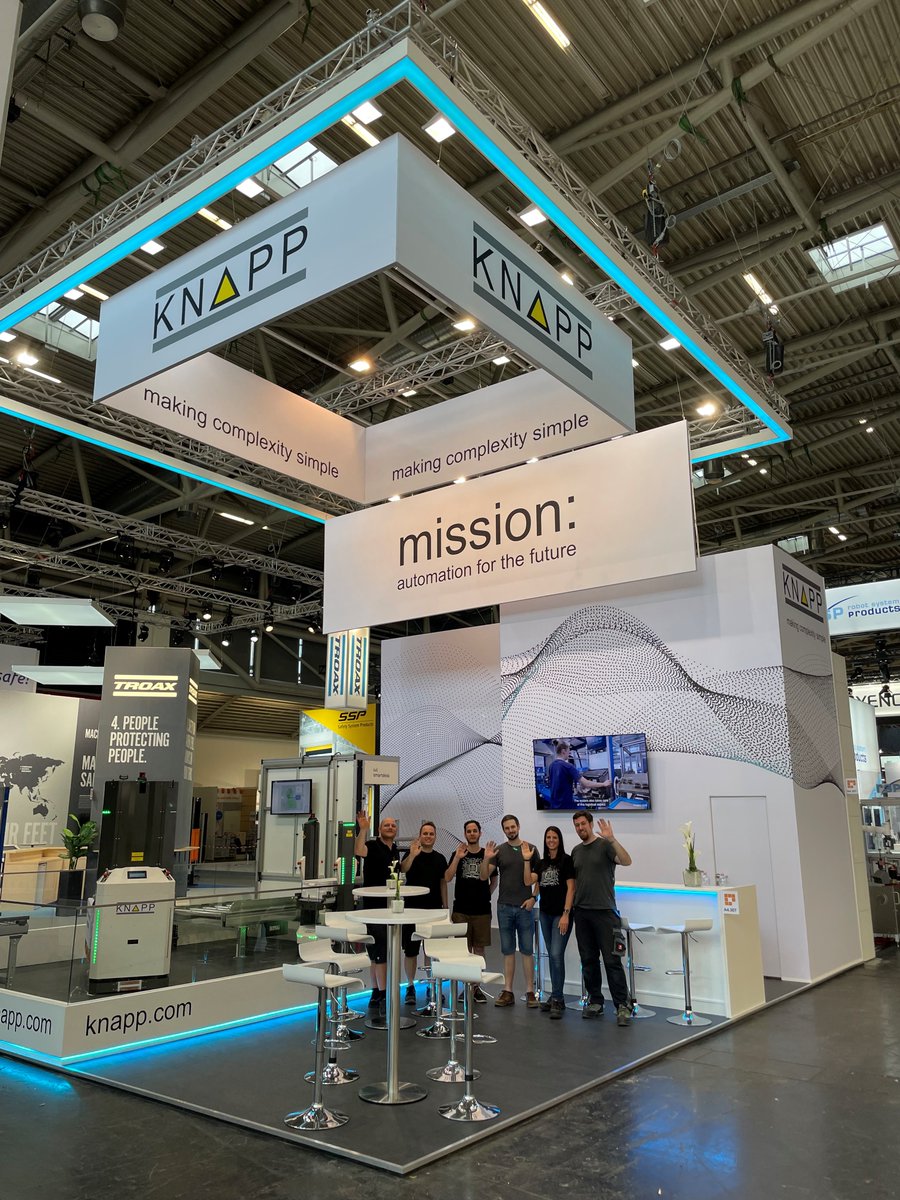 KNAPP_AG_de's tweet image. #weareready! Our stand and our exhibits are set up and ready for @automaticafair 2023 in Munich! We are looking forward to exciting conversations in hall A4, stand 307.
#makingcomplexitysimple #knappatautomatica #automationforthefuture #valuechaintechpartner #agv #amr #ivii