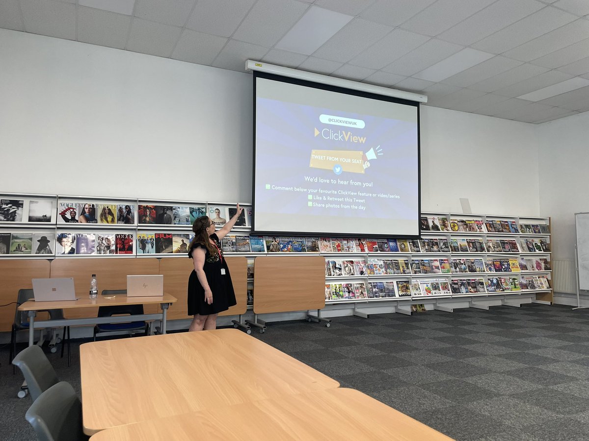 Tammy Woods (@clickviewtammy) on Twitter photo Shout out to <a href="/ClickViewHelen/">Helen Morris</a> for arranging a wonderful #ClickView user group today!
Thanks to <a href="/LR6FC/">Long Road Sixth Form</a> for hosting and thanks to all who attended Shout out to <a href="/ClickViewHelen/">Helen Morris</a> for arranging a wonderful #ClickView user group today!
Thanks to <a href="/LR6FC/">Long Road Sixth Form</a> for hosting and thanks to all who attended