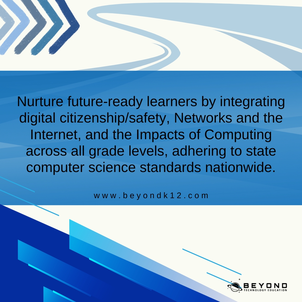beyondk12's tweet image. The world is innovating at an exponential rate. Our technology education curriculum will help you innovate your school to prepare students for a very different future.
.
.
.
.
#computerscienceforall #literacymatters #characterdevelopment #educationrevolution