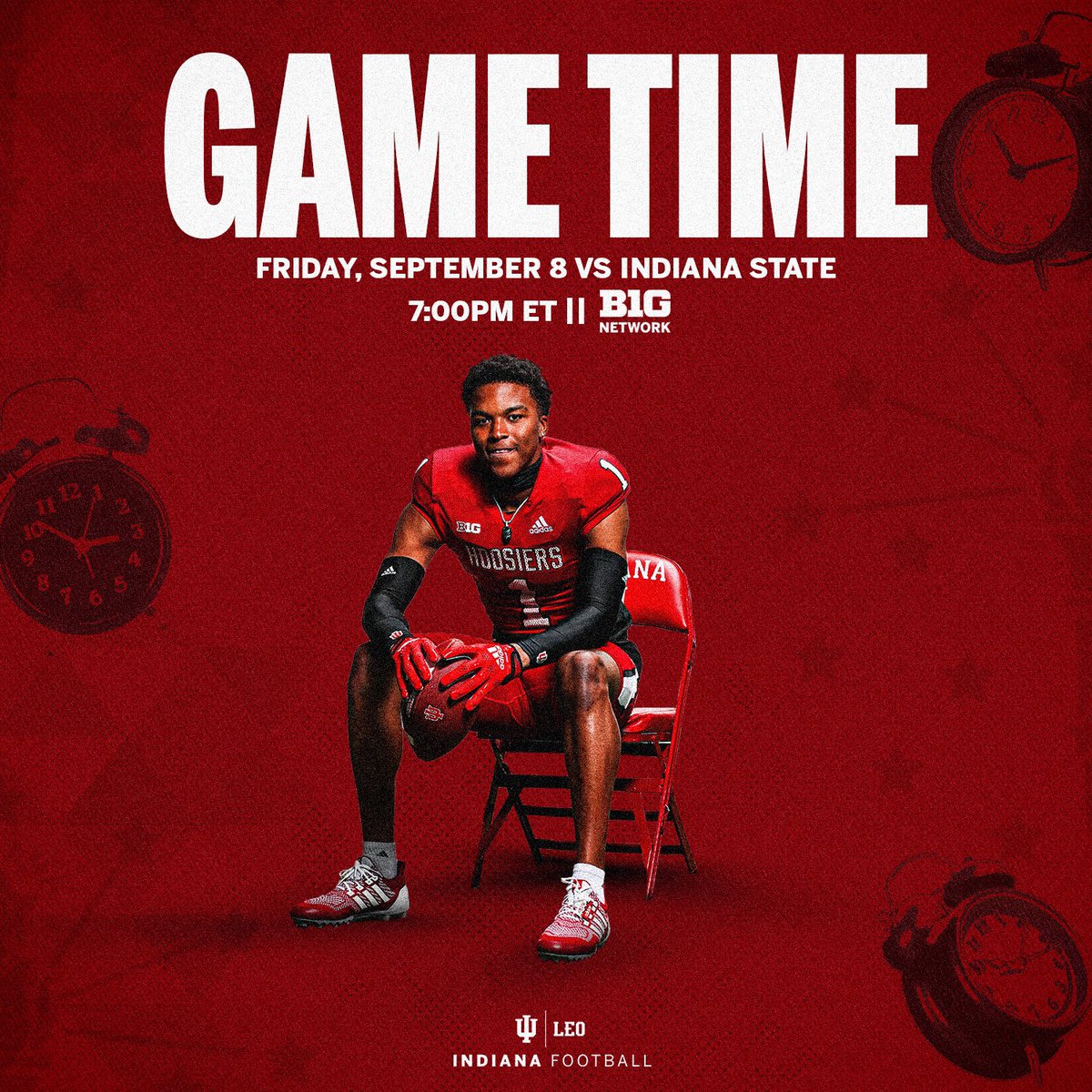 IndianaFootball's tweet photo. 🚨 GAME TIME 🚨 https://t.co/POUfEmVIEd