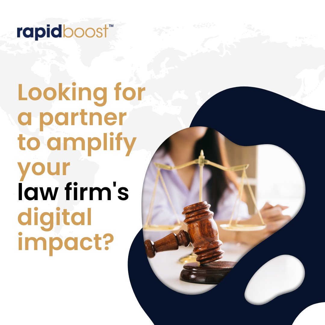 We have served over 250 law firms in the USA and Canada. 
Join our satisfied clients and experience the difference.
 
#Clientstatisfaction #DigitalImpact #DigitalMarketing TargetedAudience #SEOStrategies #LawFirms #RapidBoostMarketing #LegalSector #RBM