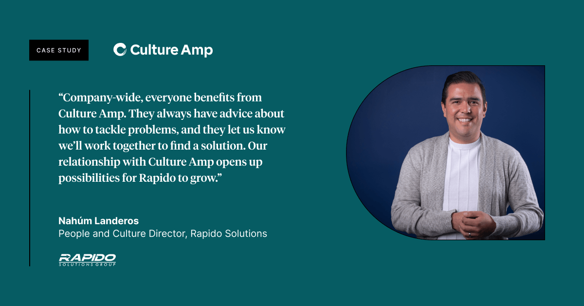 Culture Amp on Twitter "In this case study, learn how Rapido Solutions