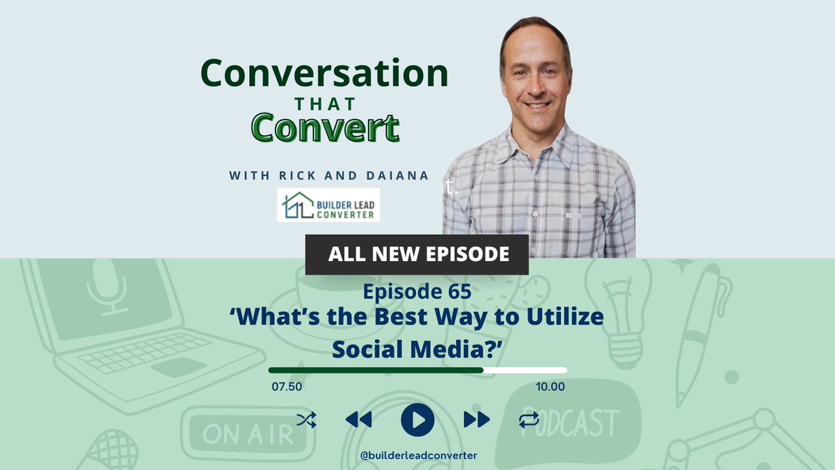 What’s the Best Way to Utilize Social Media? 

Read/Watch/Listen the full episode to learn more! (Link in the comment section👇) 

#HomeBuilding #salestraining #HomeBuilders #salescoach #salespeople #Remodeler #reviewsmatter #salesrepresentative #salesadvice #salestip