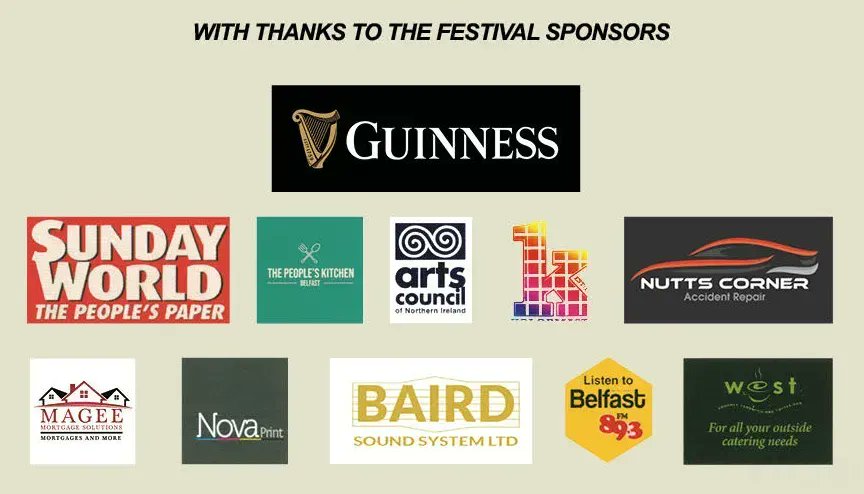 🙌🎵 A huge THANK YOU to our incredible sponsors for their unwavering support and generosity during Belfast City Blues Festival 2023! 🎉✨ Your contribution has made this event an unforgettable celebration of blues music. We couldn't have done it without you! 🎸🎶 #Grateful