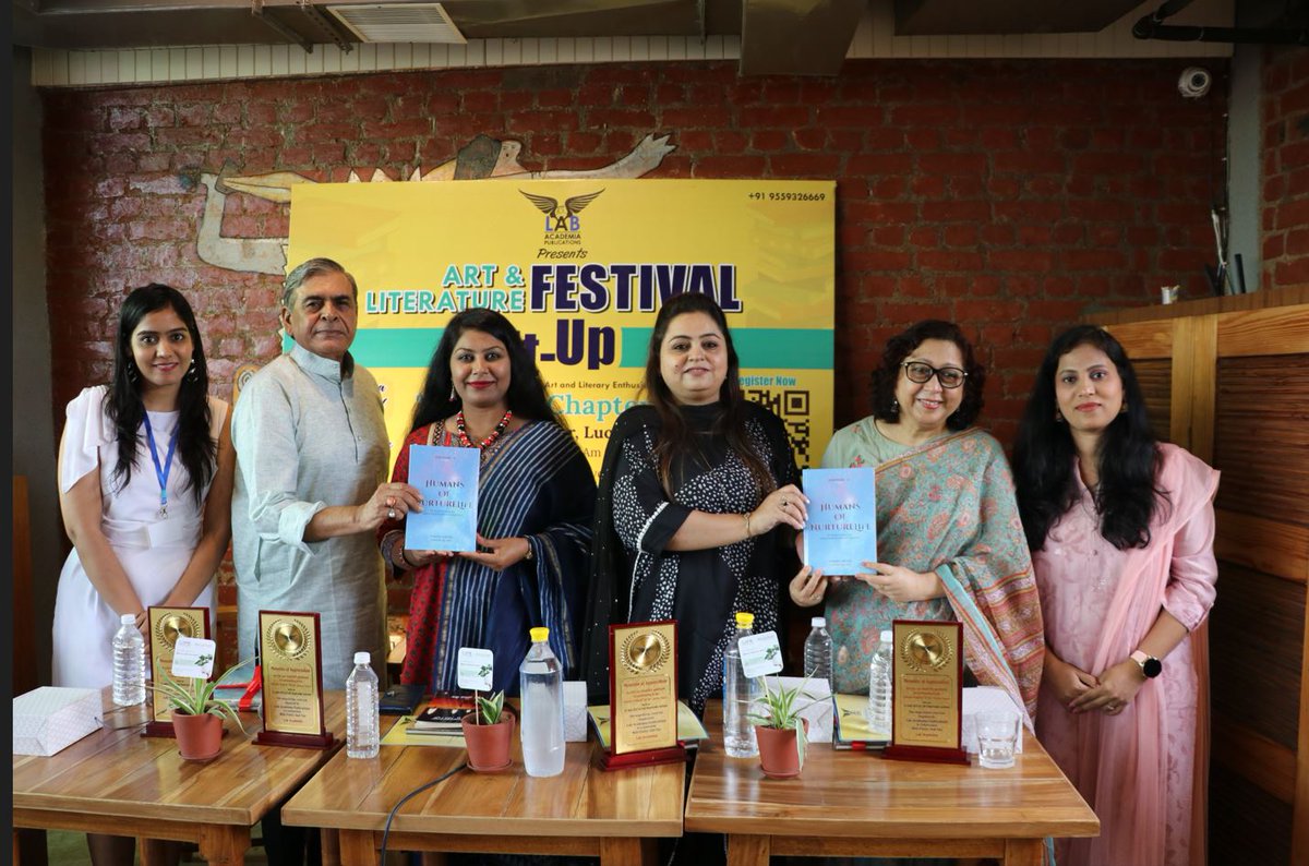 labacademia's tweet photo. Here is a glimpse of the Art and Literature Festival, Lit-Up (Edition 6) Lucknow Chapter organized by Lab Academia. Checkout the full album on FB:
https://t.co/Q1jmi8Kw4I

Congratulations to one and all associated with us and thanks to all our supporters. 

Love! https://t.co/FuNrBoUDfF