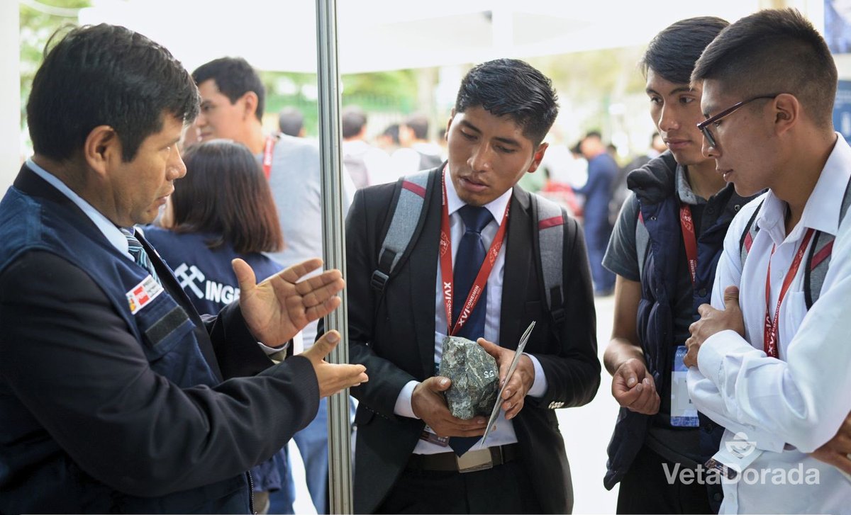 VetaDorada's tweet photo. El Congreso Nacional de Estudiantes de Ingeniería de Minas (XVI CONEIMIN), que se desarrolló del 19 al 24 de junio, con el auspicio de #VetaDorada, convocó a más de 1000 estudiantes de la carrera de Ingeniería de Minas de diversas universidades del país.

#VetaDorada #CONEIMIN https://t.co/7f1zK2WQ91