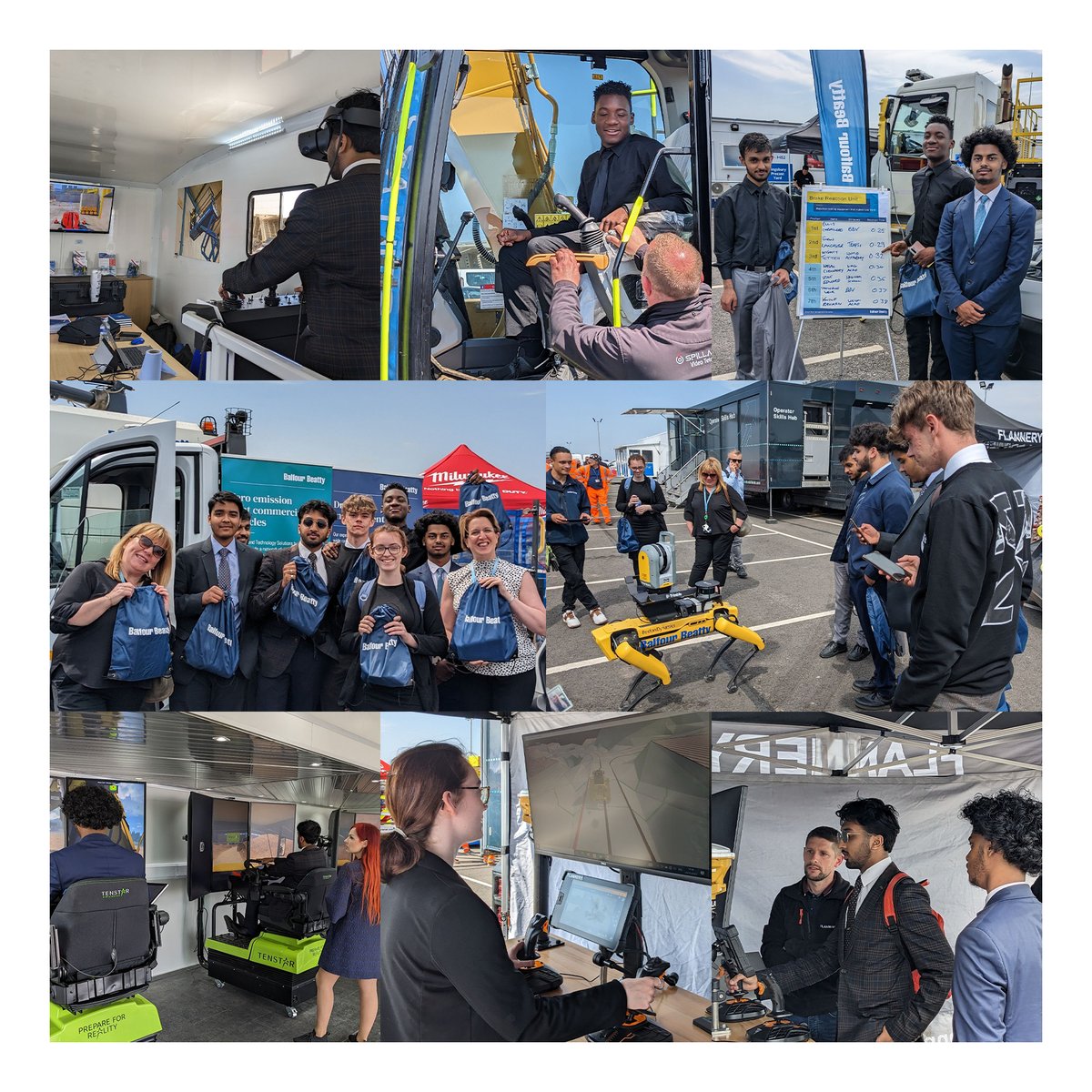 Eight Year 12 students visited Balfour Beatty VINCI Digital Technology in Construction Fair, and they got hands-on with the latest industry innovations. #WMGAcademy #WMGAcademySolihull #BalfourBeattyVINCI #Construction #Digital #Robots #HS2 #Engineering