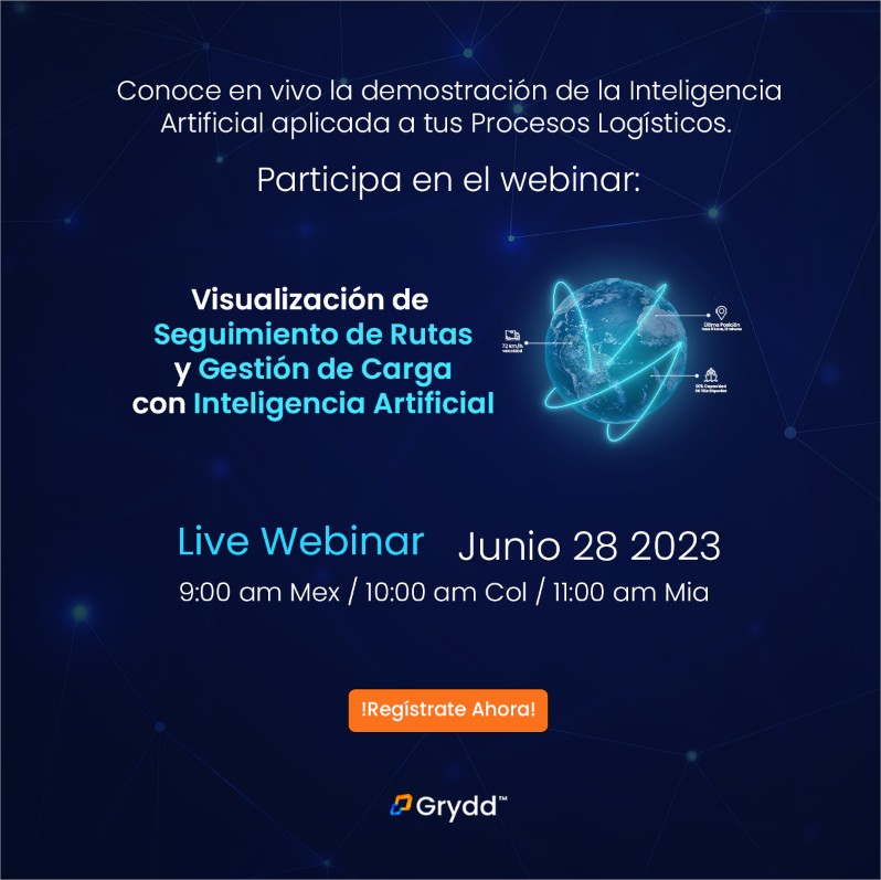 GRYDD Supply Chain & Logistics OS (@gryddnetwork) on Twitter photo Conoce en persona las ventajas competitivas que la #IA te aporta junto al experto <a href="/ApoloDuvalis/">Andrés Meza-Escallón</a> en el #webinar:
"Visualización de Seguimiento de Rutas y Gestión de #Carga con IA"
👉 ¿Cuándo?
📅 28 de Junio
🕙 10:00 am Col
¡Regístrate! 👇
lnkd.in/ds3RN5fS Conoce en persona las ventajas competitivas que la #IA te aporta junto al experto <a href="/ApoloDuvalis/">Andrés Meza-Escallón</a> en el #webinar:
"Visualización de Seguimiento de Rutas y Gestión de #Carga con IA"
👉 ¿Cuándo?
📅 28 de Junio
🕙 10:00 am Col
¡Regístrate! 👇
lnkd.in/ds3RN5fS