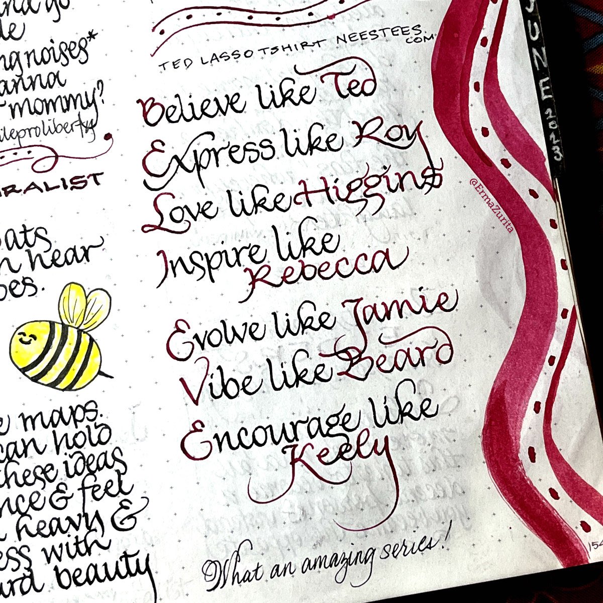 Erma Zurita (@ermazurita) on Twitter photo 170 Collection 2023 favorites #bujo #CommonplaceBook #zibaldone #journal #planner #bulletJournal #Cryptonaturalist #TedLasso <a href="/CryptoNature/">The CryptoNaturalist</a> 170 Collection 2023 favorites #bujo #CommonplaceBook #zibaldone #journal #planner #bulletJournal #Cryptonaturalist #TedLasso <a href="/CryptoNature/">The CryptoNaturalist</a>