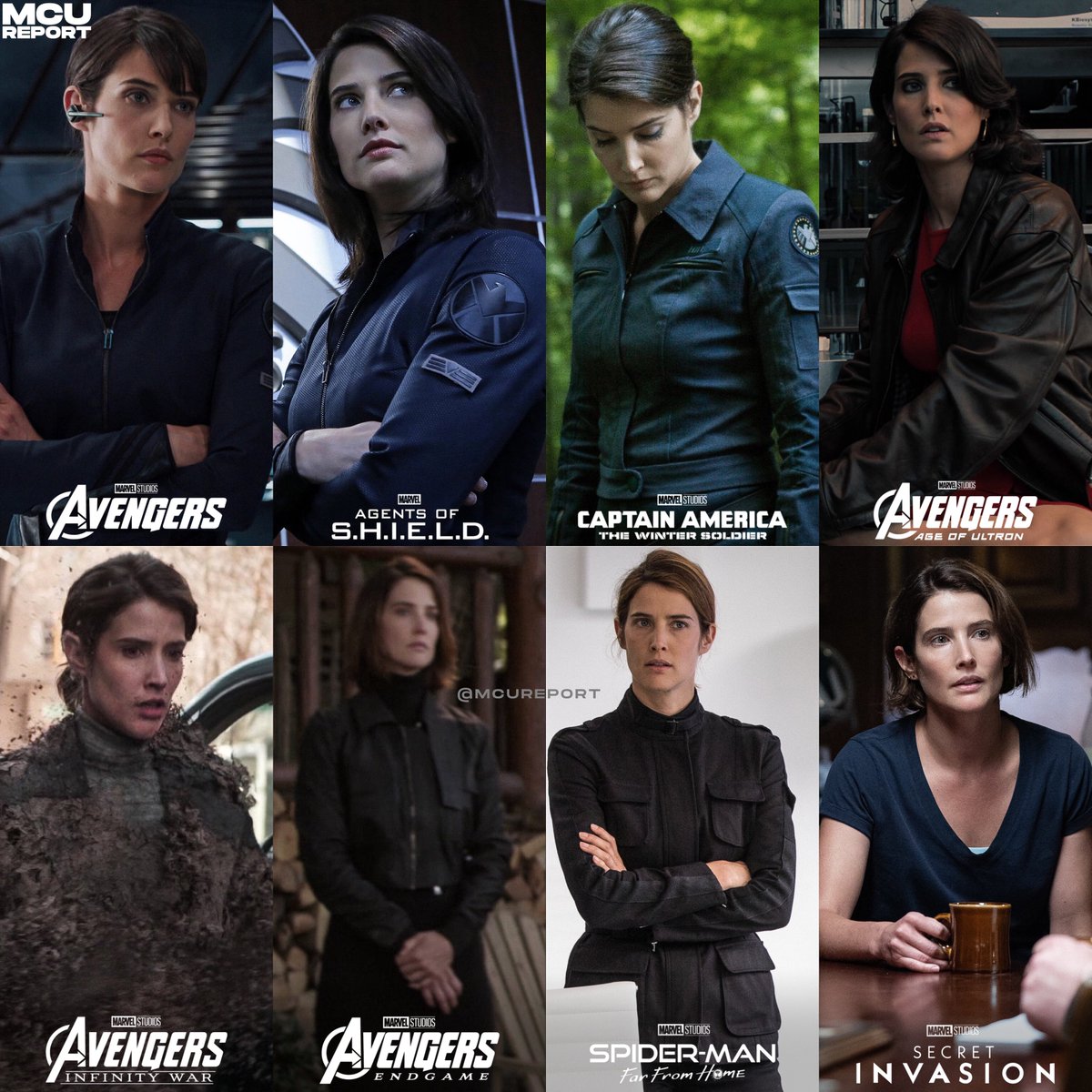 Cobie Smulders portrayed Maria Hill 8 times in live-action Marvel projects 🎬 #SecretInvasion
