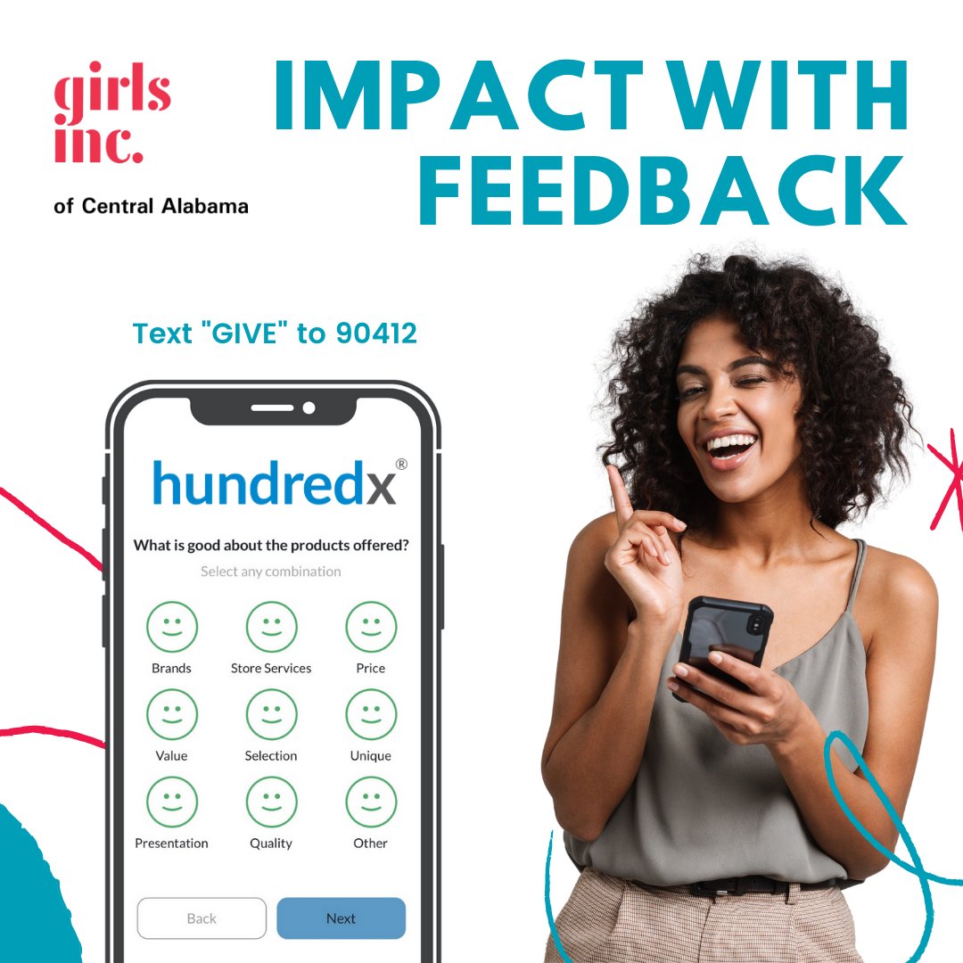 Did you know that you can support Girls Inc.'s mission by completing surveys? Thanks to a partnership with <a href="/hundredx/">HundredX®</a> , all you have to do is give your opinions to make a difference!