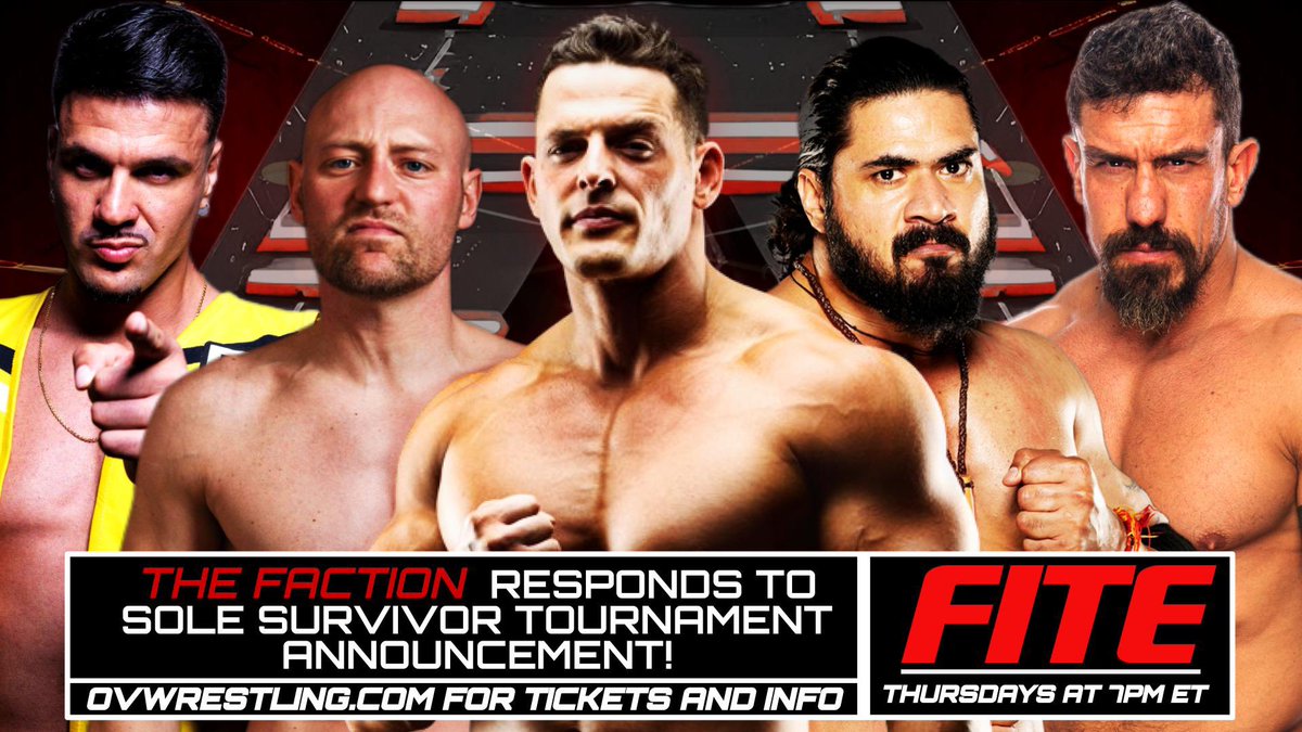 Last week THE FACTION learned about the SOLE SURVIVOR TOURNAMENT that awaits them JULY 6TH, this week we find out just what they think about AL SNOW's bombshell announcement.

Secure your spot! OVWrestling.com