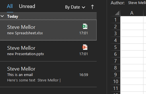 #Productivity Tip : I organise tasks and projects in multiple email  folders to make things easy to find, but files that aren't linked or  attached to #email can get easily get lost - drag files into a folder in #outlook and manage emails and files all in one place