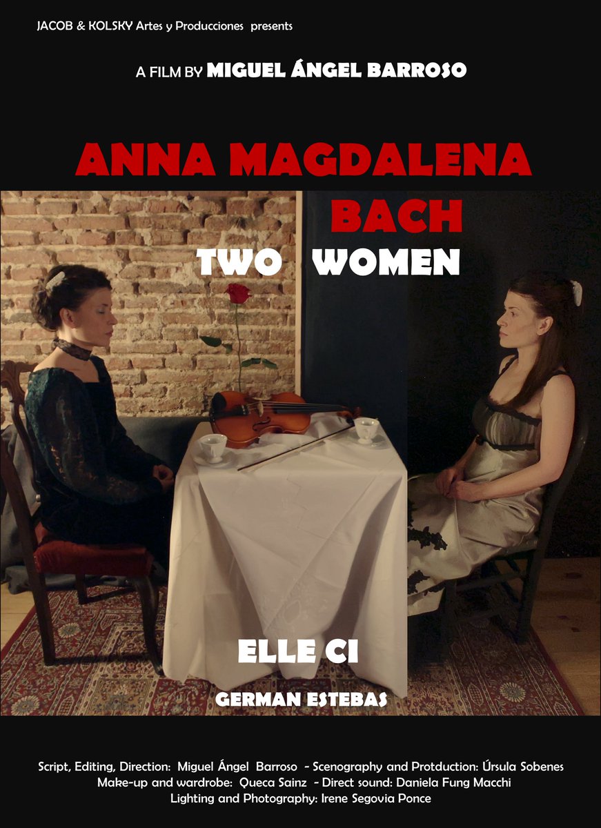 DeWinterBarroso's tweet image. Amazing news! "ANNA MAGDALENA BACH: TWO WOMEN" was just selected by @CosmicFF via FilmFreeway.com! -