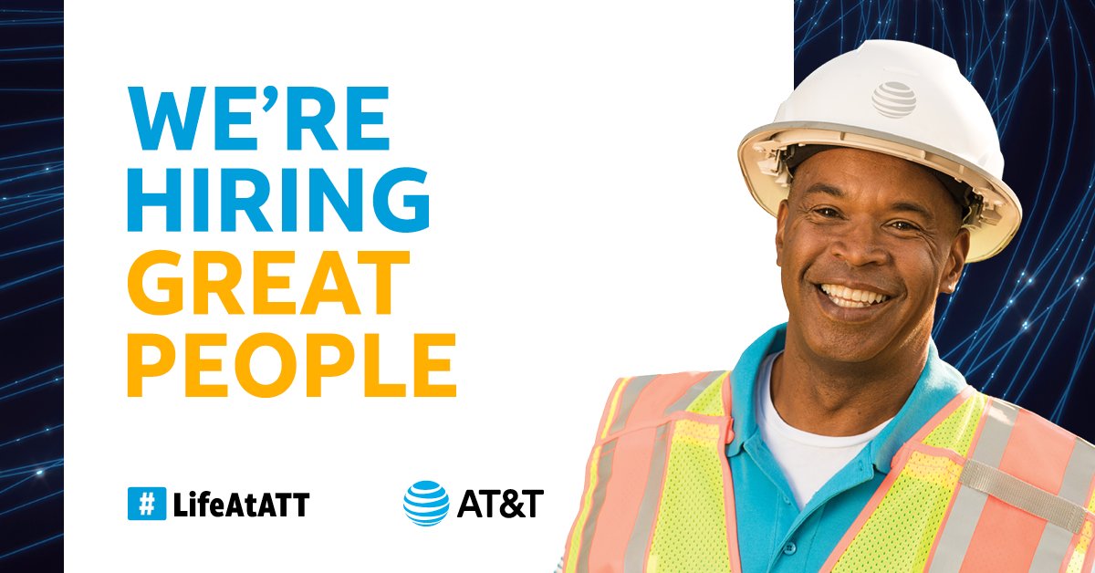 @NOLAWorkforce @JobsInLouisiana @JoobsLouisiana
@Louisianajobs @LouisianaWorks 
Big things are happening at AT&T and we wanted you to be the first to know!
#lifeatatt  is hiring Machine Operators and Outside Plant Technician in Louisiana.
Apply today: work.att.jobs/LAInstall