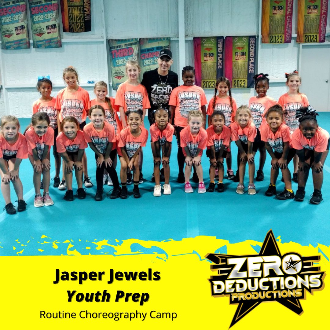 zerodeductions's tweet image. Coach John was back with Jasper Jewels this weekend to choreograph the Youth team! 

These young ladies did an awesome job learning their competition routine! The future is looking bright &amp;amp; shiny for the Jasper Jewels! Way to go, girls! 💎💙🫶

#zerodeductionsproductions #choreo
