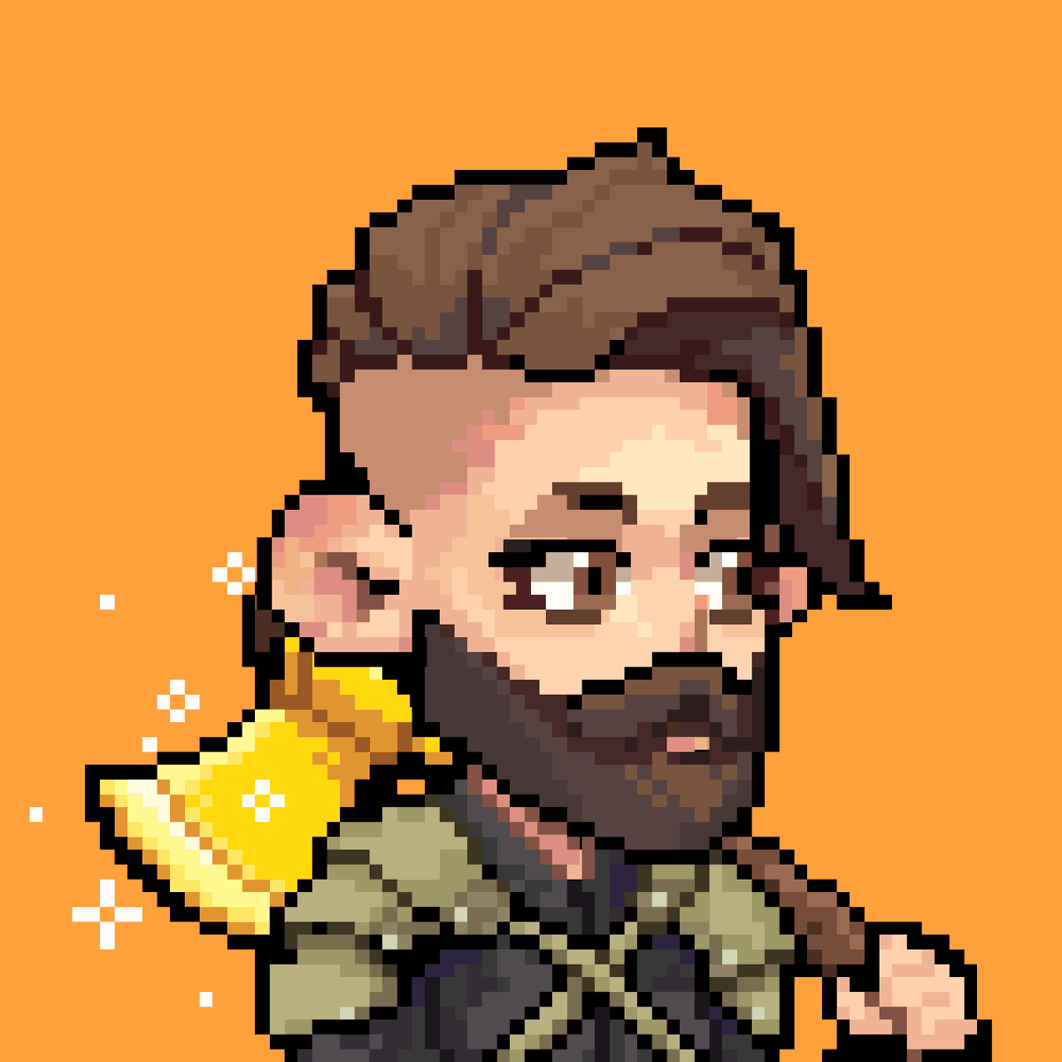 BitFarmBTC's tweet photo. GM Heroes ☀️ Drop some hidden surprises!

Each Bitfarm Hero comes with unique tools, which will serve as your assets in the game.
(Tips: Pick the golden ones 👀)

Herolist chance for First 100 🧡