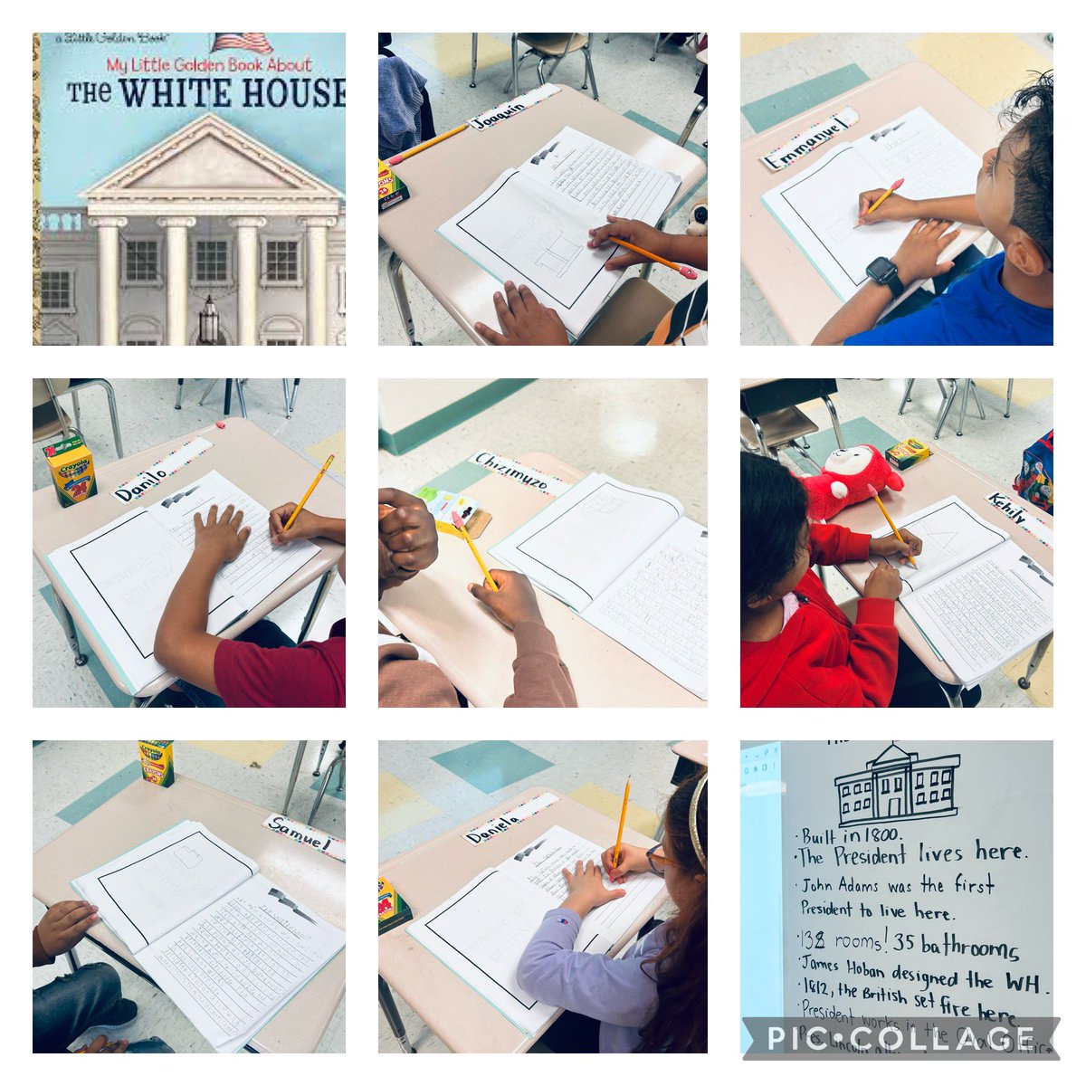 kdasilva_BASD's tweet image. We continue to learn about American symbols on our Journey to America. Today: The White House 🇺🇸 After our reading, students listed important facts and turned them into great sentences for todays writing activity. 📝@BasdEsol  @BethlehemAreaSD #BuildingBethlehem #ESOLStrong