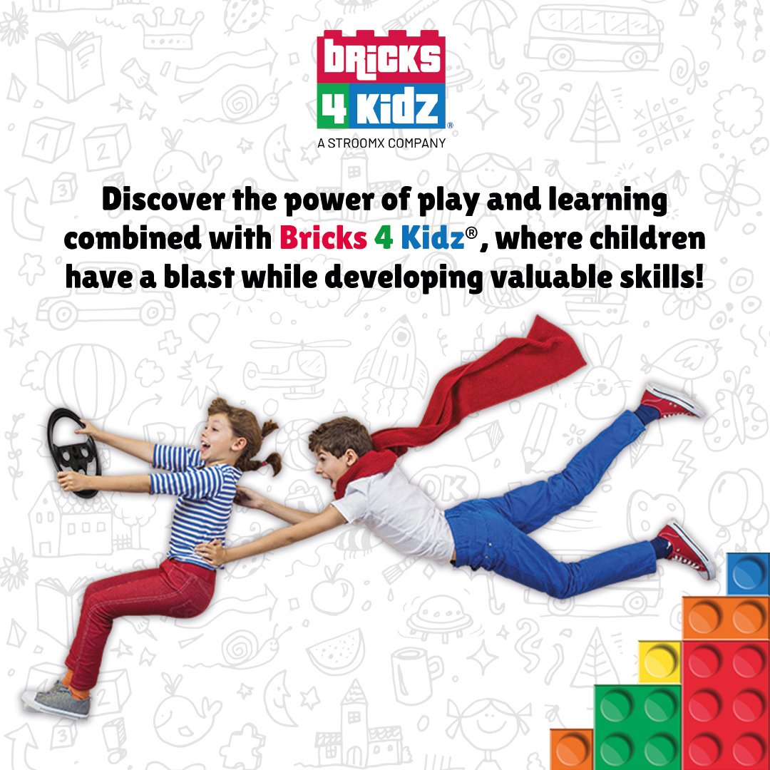 Watch your child's creativity soar as they have a blast building with LEGO bricks, while developing essential skills along the way. Join us on an educational adventure filled with fun, teamwork, and hands-on discovery! 🌈💡 #Bricks4Kidz #LearningThroughPlay #STEAMeducation