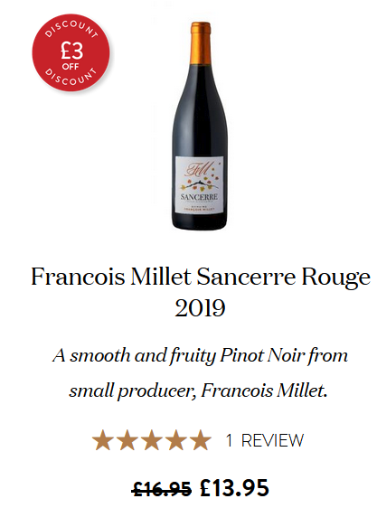 This Sancerre Rouge is very good and on offer at <a href="/SlurpWine/">Slurp.co.uk</a> - perfect summer red lightly chilled.