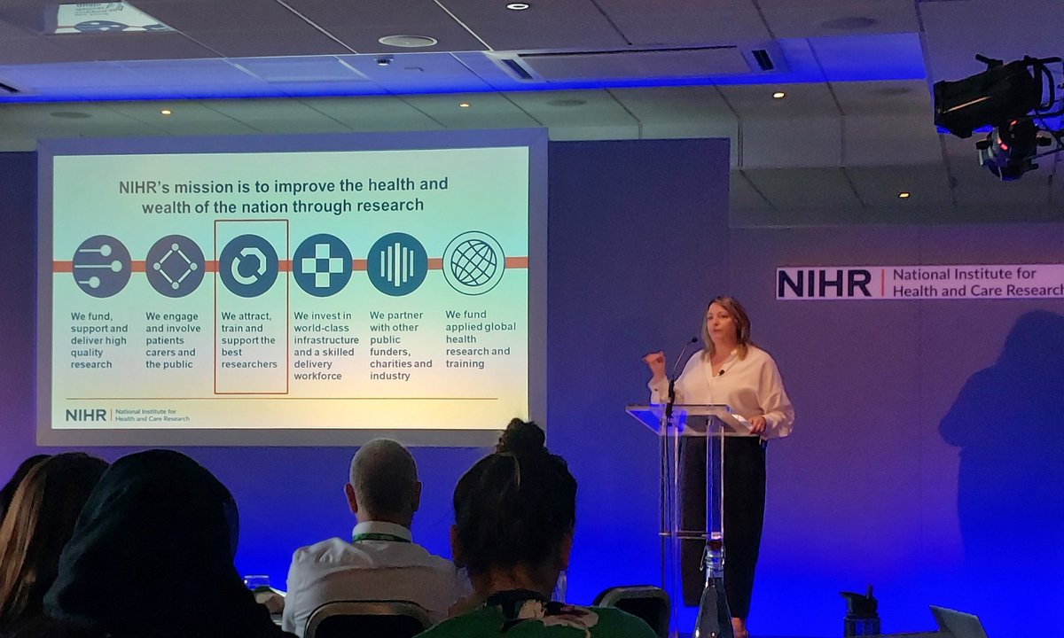 Listening to Professor Anne-Maree Keenan launching the 14th NIHR Doctoral Research Training Camp. Looking forward to an exciting, intense couple of days working with and mentoring my team! #NIHRTrainingCamp