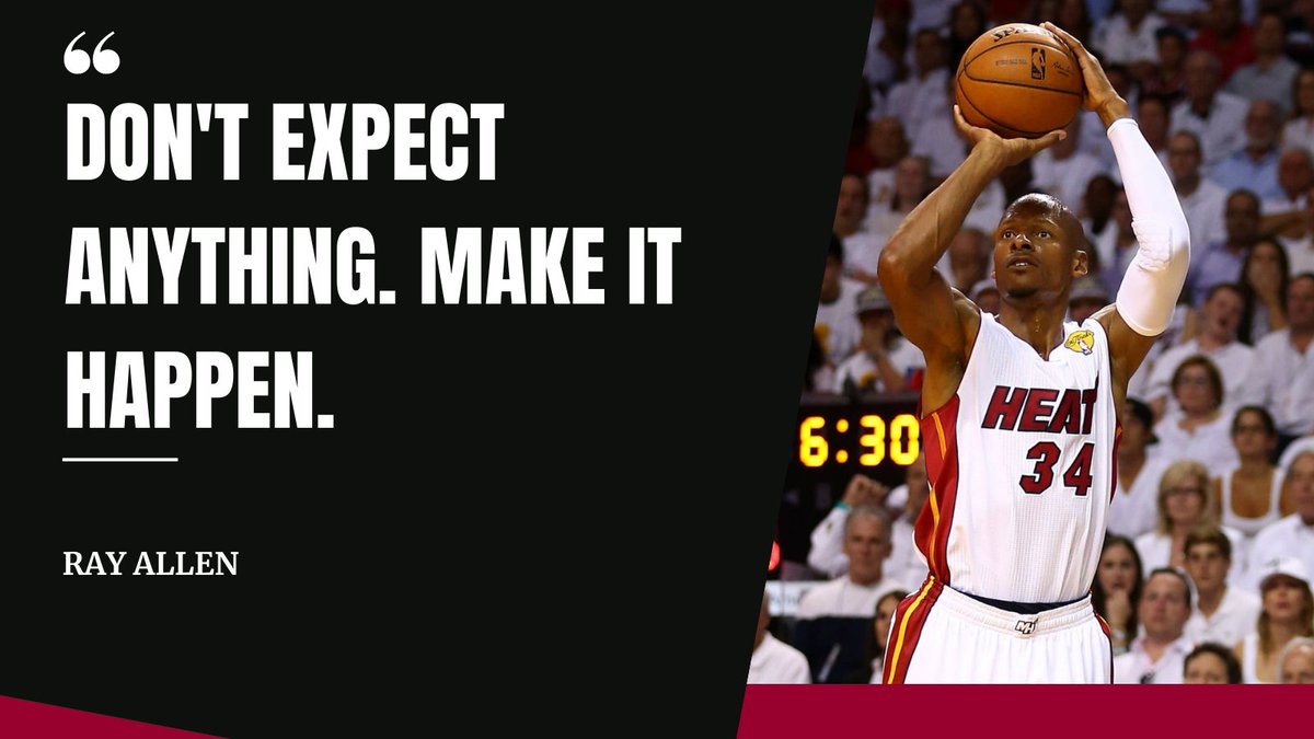 coachajkings's tweet photo. "Don't expect anything. Make it happen."
- Ray Allen https://t.co/yx56yWMkgy