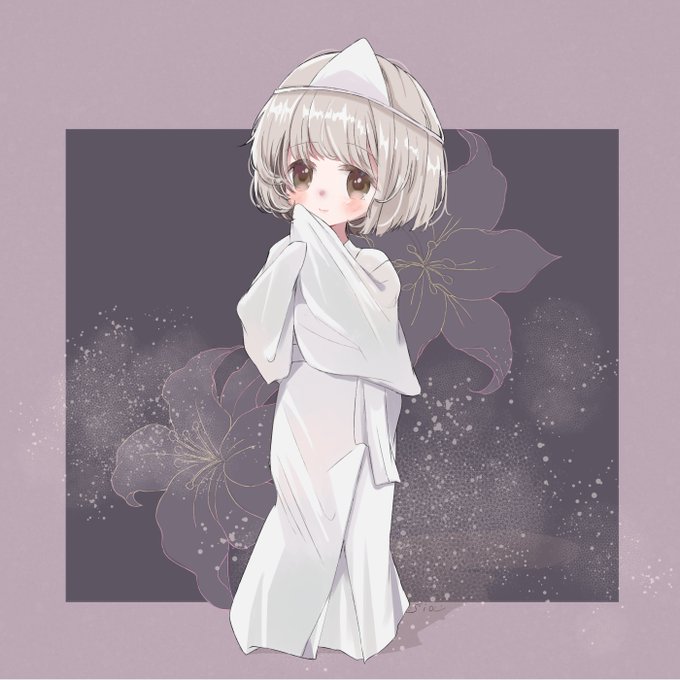 「花 三角頭巾」のTwitter画像/イラスト(新着)