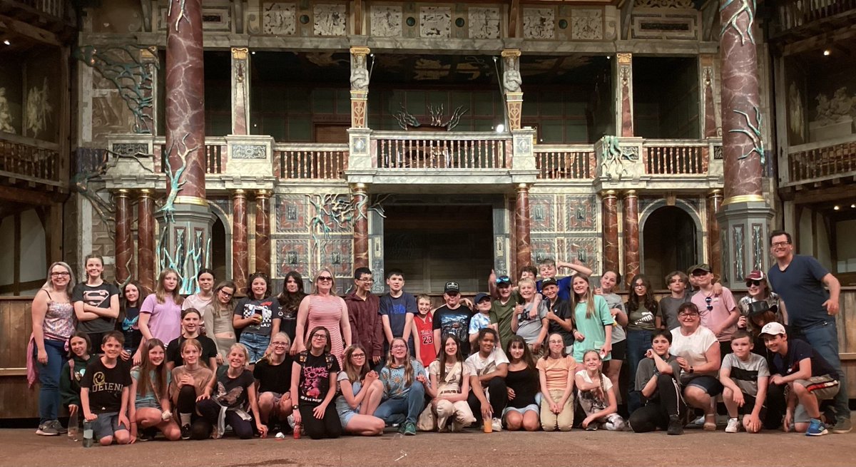 Students had a great visit to the Globe Theatre in London last week.